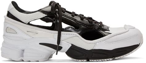 black & white adidas originals edition ozweego replicant sneakers|original meaning of black.